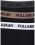 Pull&Bear Boxeri bej închis / gri închis / negru / alb - Pled.ro