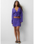 Pull&Bear Fustă albastru violet - Pled.ro