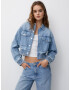 Pull&Bear Geacă de primăvară-toamnă albastru denim - Pled.ro