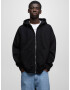 Pull&Bear Hanorac negru - Pled.ro