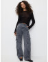 Pull&Bear Jeans gri denim - Pled.ro