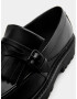 Pull&Bear Mocasini negru - Pled.ro