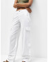 Pull&Bear Pantaloni cu buzunare alb - Pled.ro