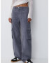 Pull&Bear Pantaloni cu buzunare gri - Pled.ro