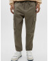 Pull&Bear Pantaloni cu buzunare kaki - Pled.ro