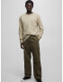 Pull&Bear Pantaloni cu buzunare kaki - Pled.ro