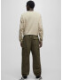 Pull&Bear Pantaloni cu buzunare kaki - Pled.ro