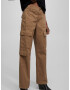 Pull&Bear Pantaloni cu buzunare maro - Pled.ro