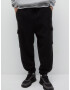 Pull&Bear Pantaloni cu buzunare negru - Pled.ro