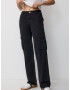 Pull&Bear Pantaloni cu buzunare negru - Pled.ro