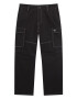 Pull&Bear Pantaloni cu buzunare negru - Pled.ro