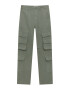 Pull&Bear Pantaloni cu buzunare verde deschis - Pled.ro