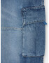 Pull&Bear Pantaloni eleganți albastru denim - Pled.ro