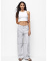 Pull&Bear Pantaloni gri deschis - Pled.ro