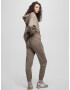 Pull&Bear Pantaloni gri taupe - Pled.ro