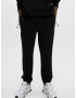 Pull&Bear Pantaloni negru / alb - Pled.ro