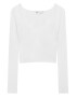 Pull&Bear Pulover alb murdar - Pled.ro