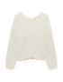 Pull&Bear Pulover ecru - Pled.ro