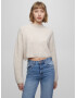 Pull&Bear Pulover ecru - Pled.ro