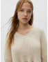 Pull&Bear Pulover nisipiu - Pled.ro