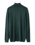 Pull&Bear Pulover verde închis - Pled.ro