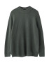 Pull&Bear Pulover verde închis - Pled.ro