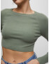 Pull&Bear Pulover verde kiwi - Pled.ro