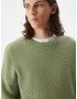 Pull&Bear Pulover verde măr - Pled.ro