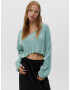 Pull&Bear Pulover verde mentă - Pled.ro