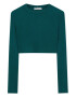 Pull&Bear Pulover verde smarald - Pled.ro