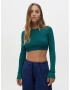 Pull&Bear Pulover verde smarald - Pled.ro