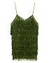 Pull&Bear Rochie de cocktail verde - Pled.ro