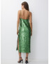 Pull&Bear Rochie de cocktail verde deschis - Pled.ro