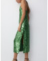 Pull&Bear Rochie de cocktail verde deschis - Pled.ro