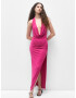 Pull&Bear Rochie de seară fucsia - Pled.ro