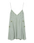 Pull&Bear Rochie de vară verde stuf / verde jad / negru - Pled.ro