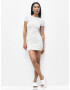 Pull&Bear Rochie alb - Pled.ro