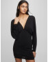 Pull&Bear Rochie negru - Pled.ro