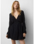 Pull&Bear Rochie negru - Pled.ro