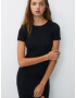 Pull&Bear Rochie tricotat negru - Pled.ro