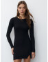 Pull&Bear Rochie negru - Pled.ro