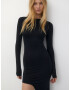 Pull&Bear Rochie negru - Pled.ro