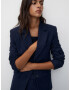 Pull&Bear Sacou bleumarin / alb - Pled.ro