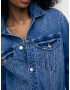 Pull&Bear Salopeta albastru denim - Pled.ro