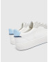 Pull&Bear Sneaker low albastru deschis / gri deschis / alb - Pled.ro