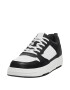 Pull&Bear Sneaker low negru / alb - Pled.ro