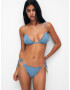 Pull&Bear Sutien costum de baie albastru fumuriu - Pled.ro