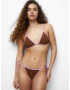 Pull&Bear Sutien costum de baie maro / mov orhidee - Pled.ro