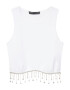 Pull&Bear Top alb - Pled.ro