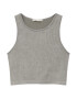 Pull&Bear Top gri deschis - Pled.ro